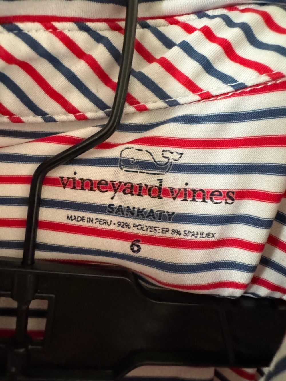 Vineyard Vines Red White and Blue Sankaty Polo Shirt Kids - Picture 4 of 8